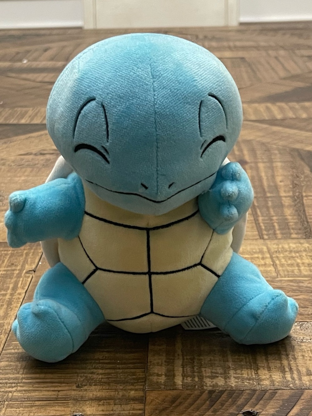 officially licensed Pokemon Squirtle Closed Eyes / Smiling Plush